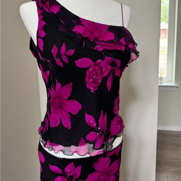 Cache beaded silk set - Picture 3 of 4